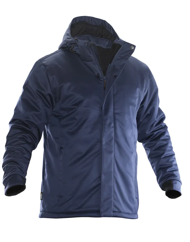 Jobman Winterjas softshell navy