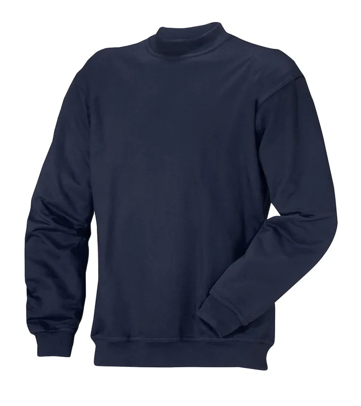 Jobman Sweater ronde hals navy